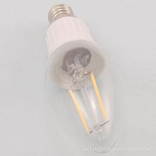 220V E14 2W Non-dimmable LED Candle Bulb with 4,000 to 5,000K Natural White CCT